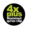 4x plus résistant qu'un clip