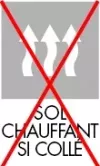 icone sol chauffant non