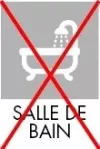 non compatible salle de bain