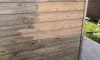 Nettoyage d'un bardage en bois
