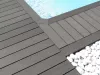 terrasse composite élégance structurée gris anthracite