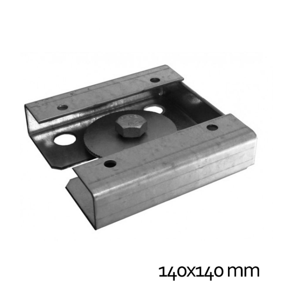 Connecteur platine galva Weasyfix pour poteau bois WooDesign Antib