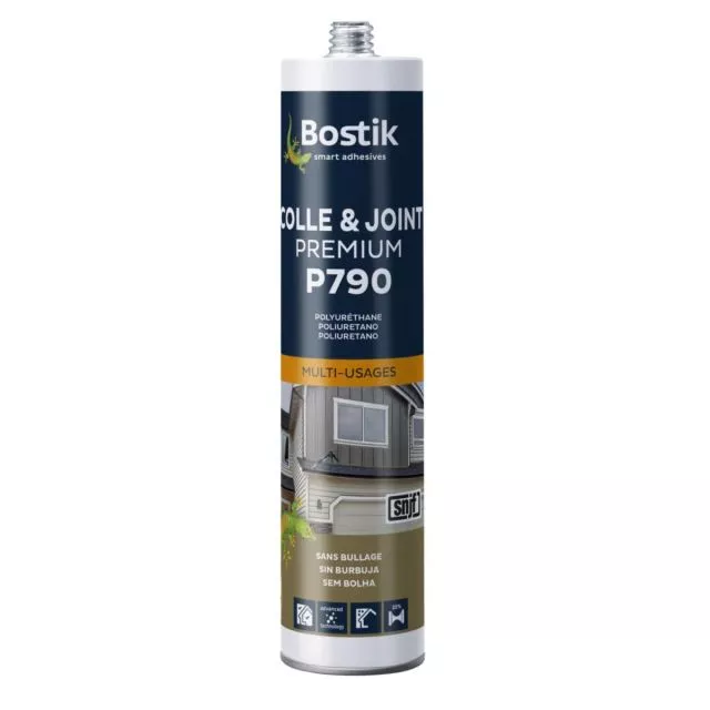 Tube acrylique joint de finition Bostik 310 mL Blanc - WooDesign Ant..