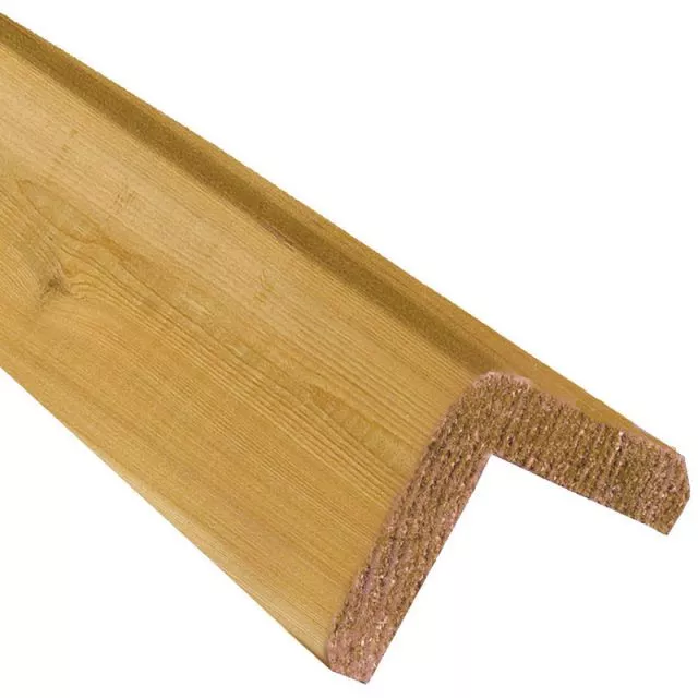 Cornière d'angle bardage bois mélèze