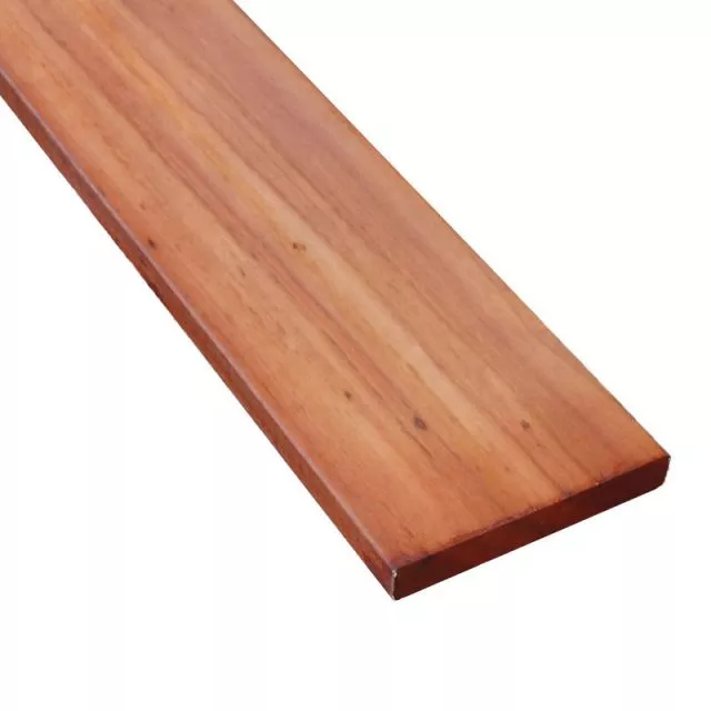 Lame pour palissade en bois exotique dur 1.5 x 14 cm - Rabote